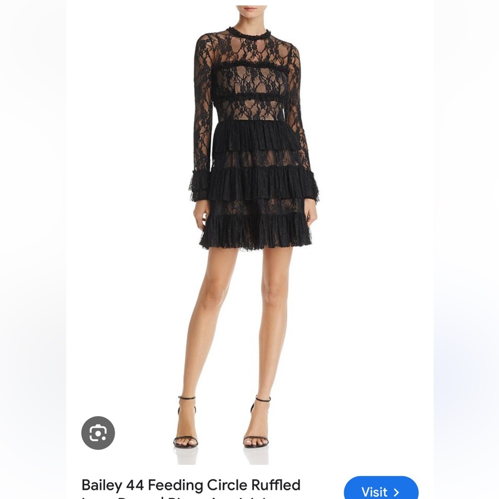 Bailey 44 Feeding circle lace ruffled dress